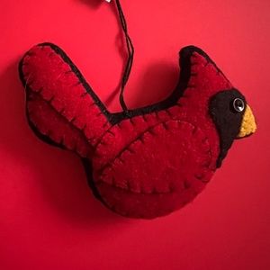 Handmade Cardinal Ornament